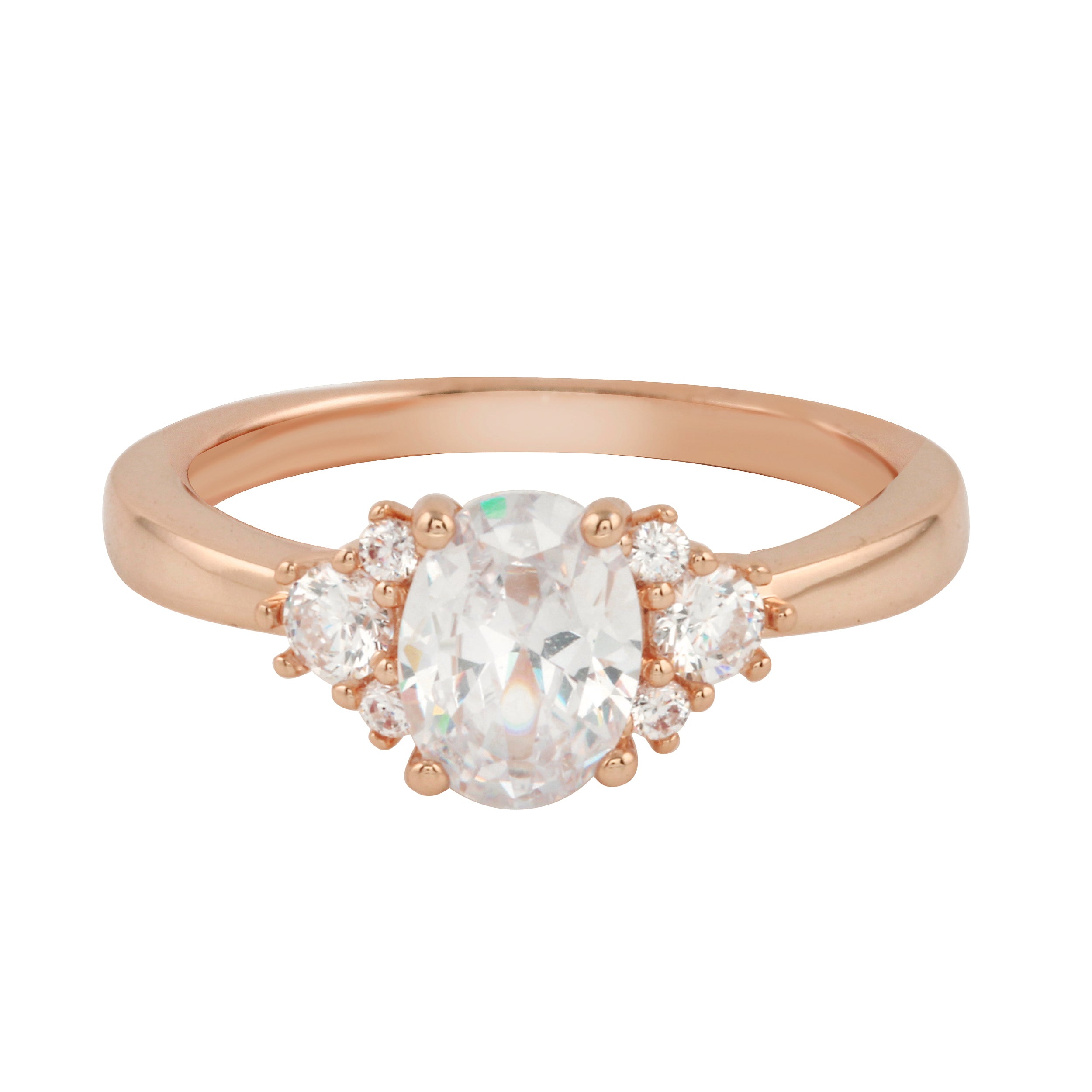 Oval Diamond Sprinkle Engagement Ring Setting-Engagement Ring-Ashley Schenkein Jewelry Design