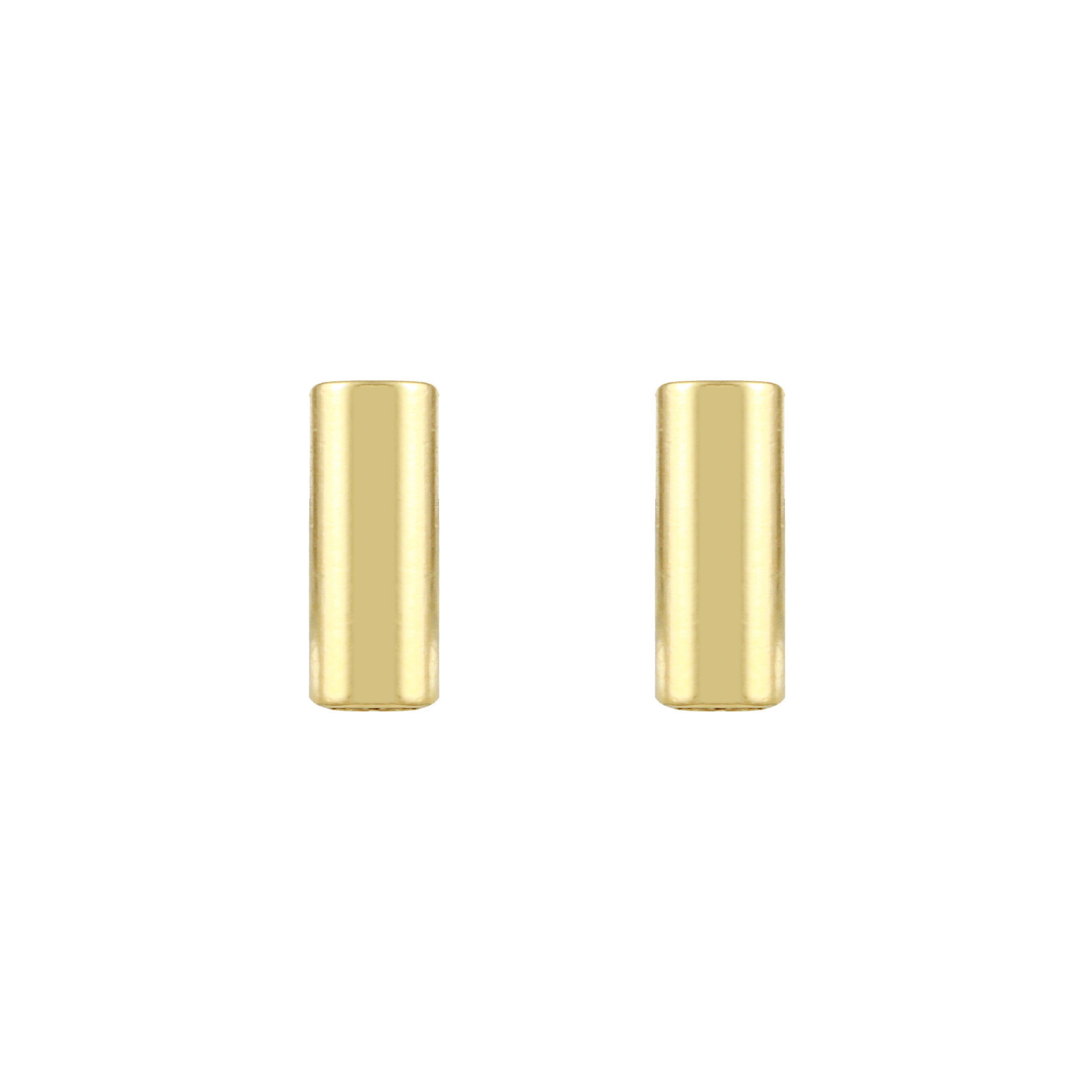 Mini Gold-Filled Bar Earrings-Earrings-Ashley Schenkein Jewelry Design
