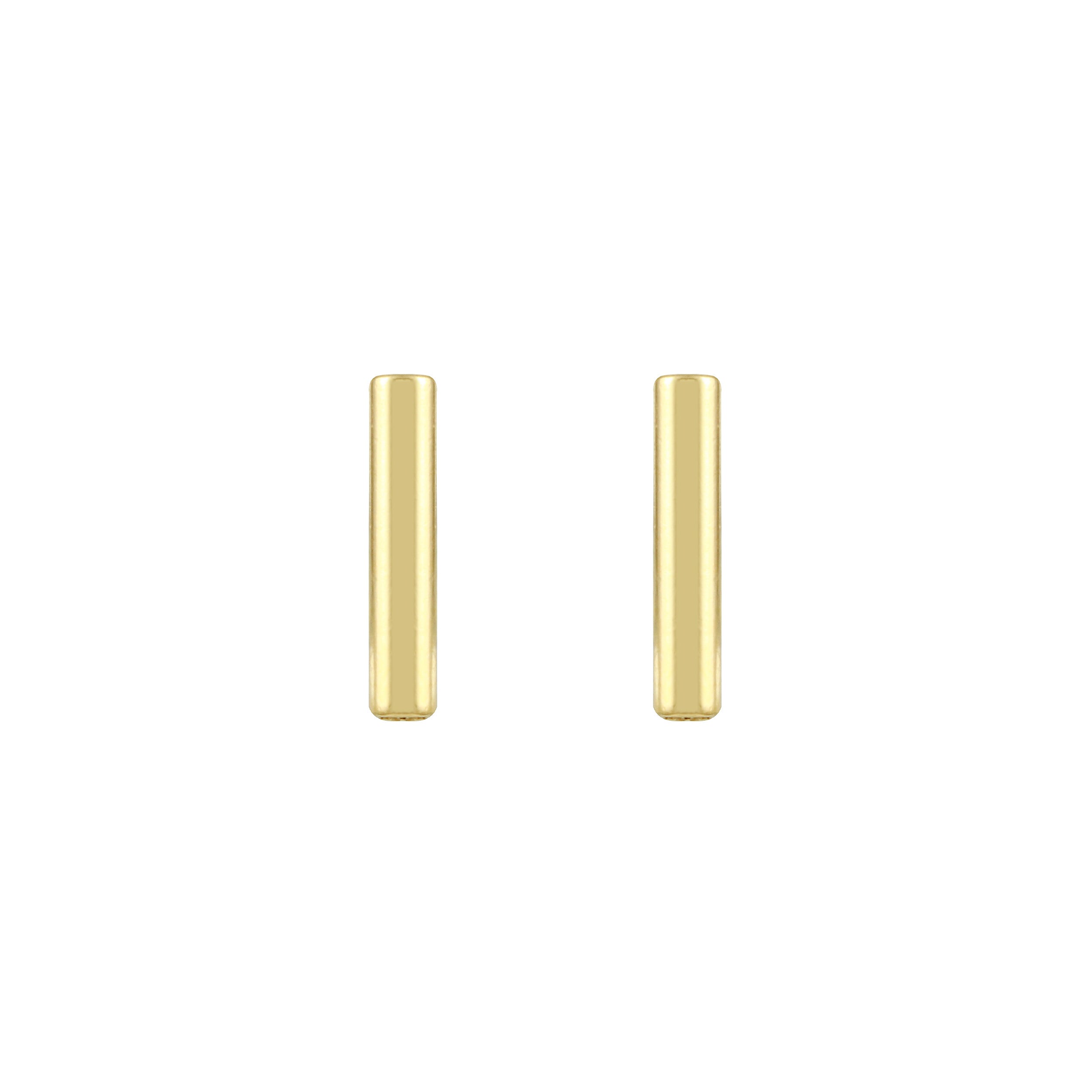 Medium Gold-Filled Bar Earrings-Earrings-Ashley Schenkein Jewelry Design