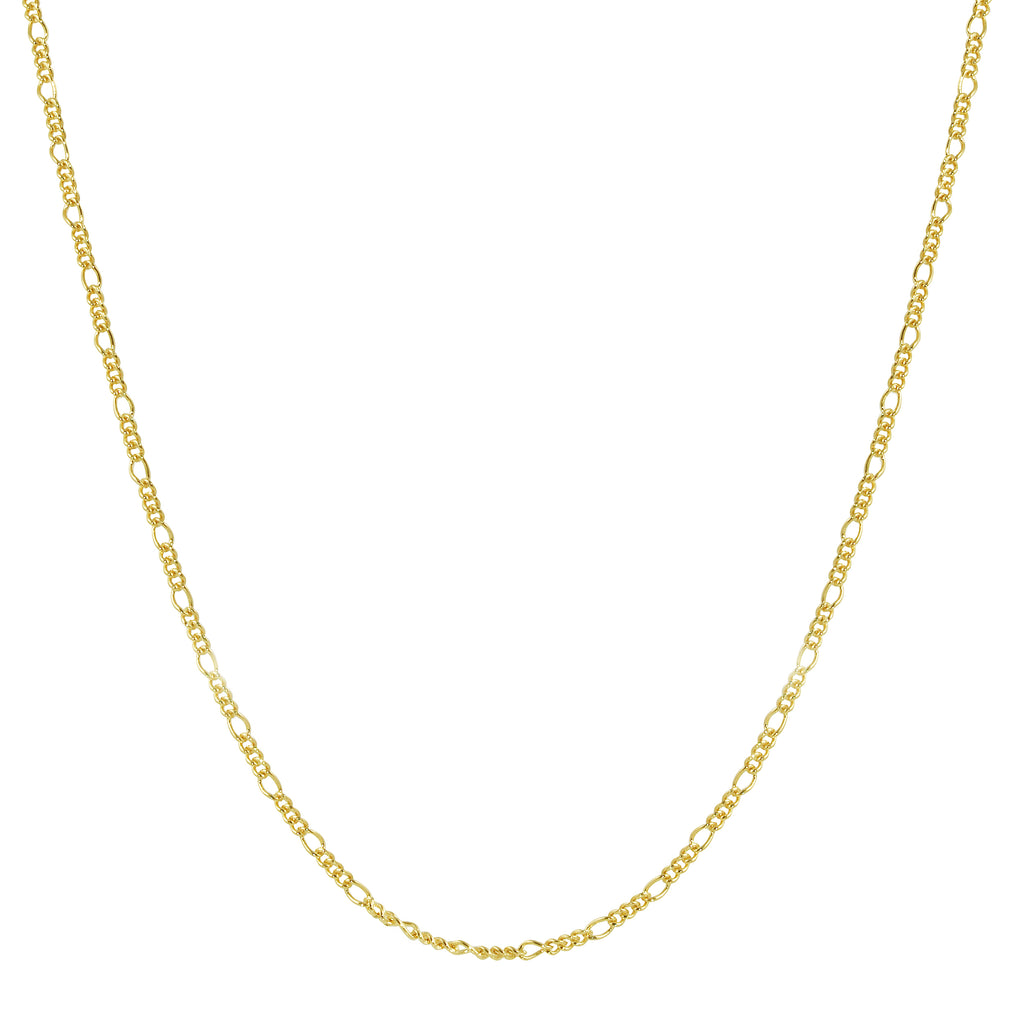 Figaro Link Chain Layering Necklace-Necklaces-Ashley Schenkein Jewelry Design