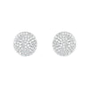 Melrose Pavé Disc Earrings-Earrings-Ashley Schenkein Jewelry Design