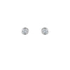 Melrose Bezel CZ Stud Earrings-Earrings-Ashley Schenkein Jewelry Design