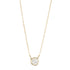 Single Bezel CZ Necklace-Necklace-Ashley Schenkein Jewelry Design