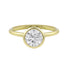 Round Brilliant-Cut Diamond Bezel Engagement Ring Setting-Engagement Ring-Ashley Schenkein Jewelry Design