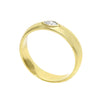 Bezel Set Marquise Diamond Cigar Band Ring-Wedding Band-Ashley Schenkein Jewelry Design