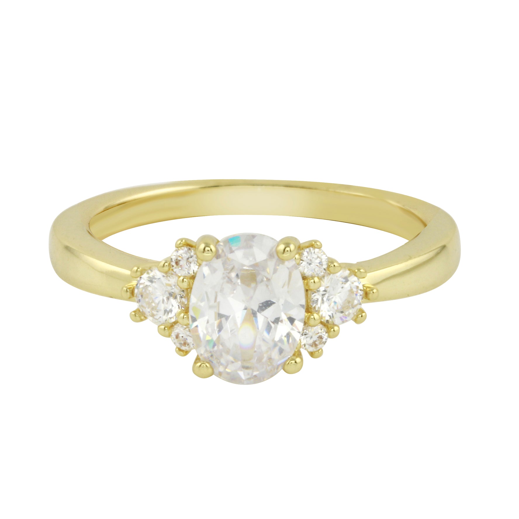 Oval Diamond Sprinkle Engagement Ring Setting-Engagement Ring-Ashley Schenkein Jewelry Design