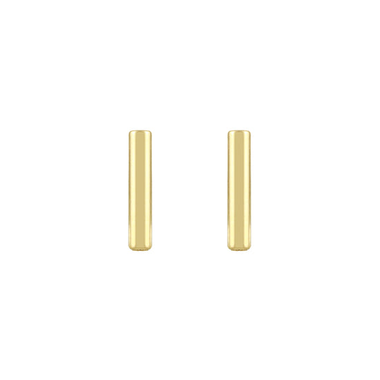 Medium Gold-Filled Bar Earrings-Earrings-Ashley Schenkein Jewelry Design