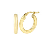 14k Gold Hoop Earrings-Earrings-Ashley Schenkein Jewelry Design