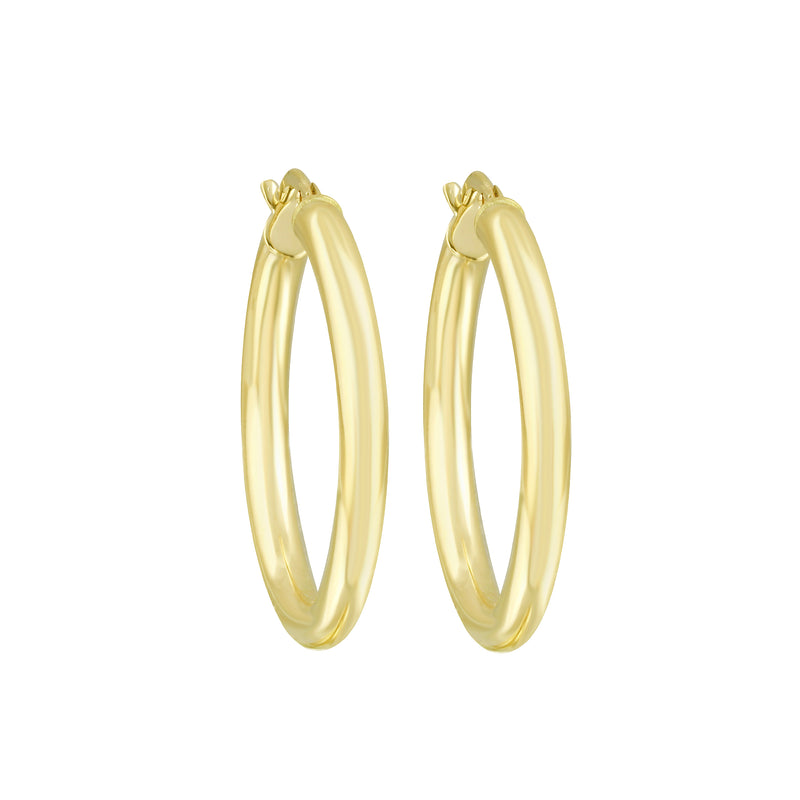 14k Gold Hoop Earrings-Earrings-Ashley Schenkein Jewelry Design