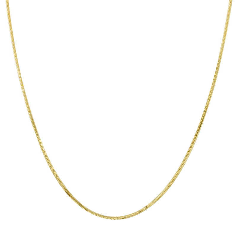 Smooth Snake Chain Layering Necklace-Necklaces-Ashley Schenkein Jewelry Design
