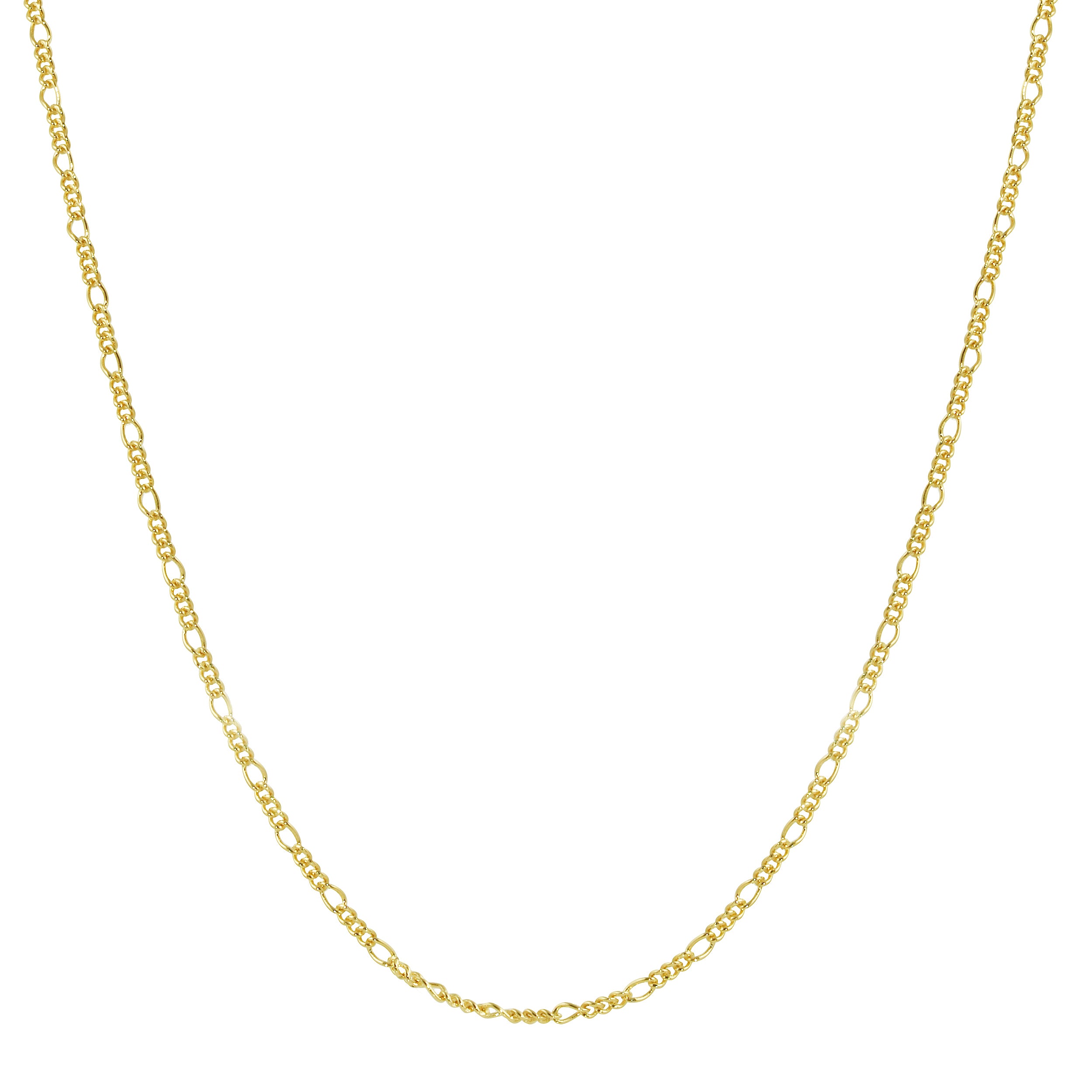 Figaro Link Chain Layering Necklace-Necklaces-Ashley Schenkein Jewelry Design