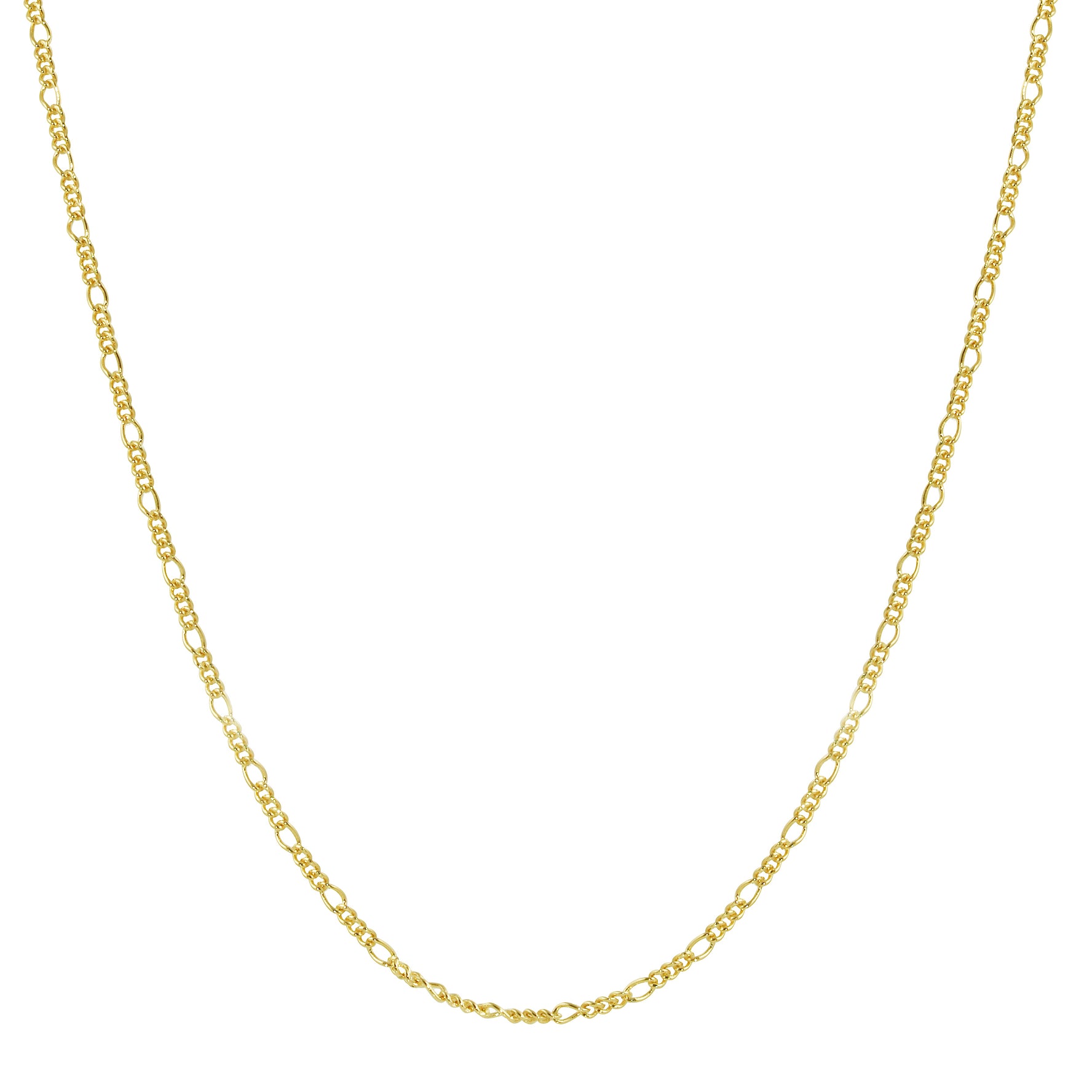 Figaro Link Chain Layering Necklace-Necklaces-Ashley Schenkein Jewelry Design