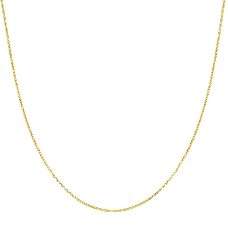 Delicate Box Chain Layering Necklace-Necklaces-Ashley Schenkein Jewelry Design