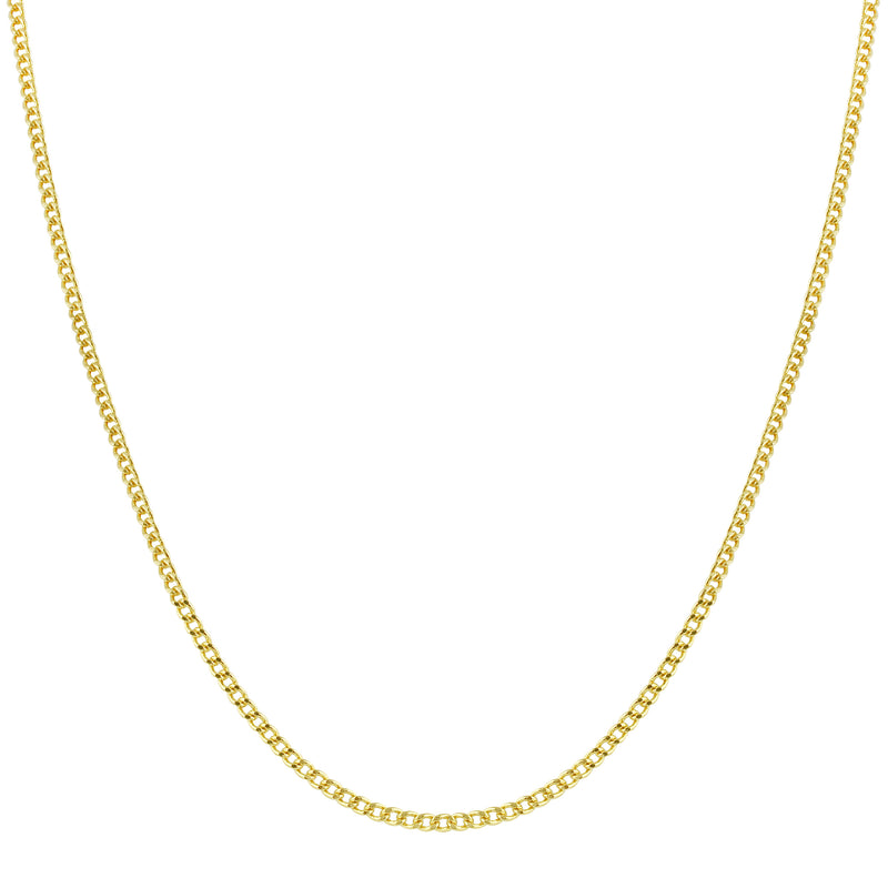 Delicate Cuban Chain Layering Necklace-Necklaces-Ashley Schenkein Jewelry Design