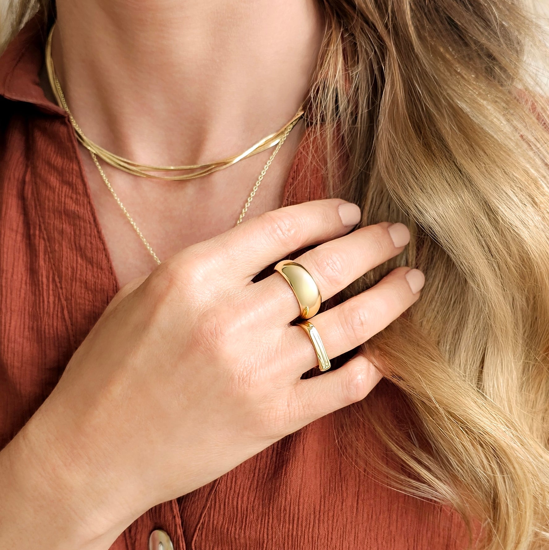 Square Stacking Ring-Rings-Ashley Schenkein Jewelry Design