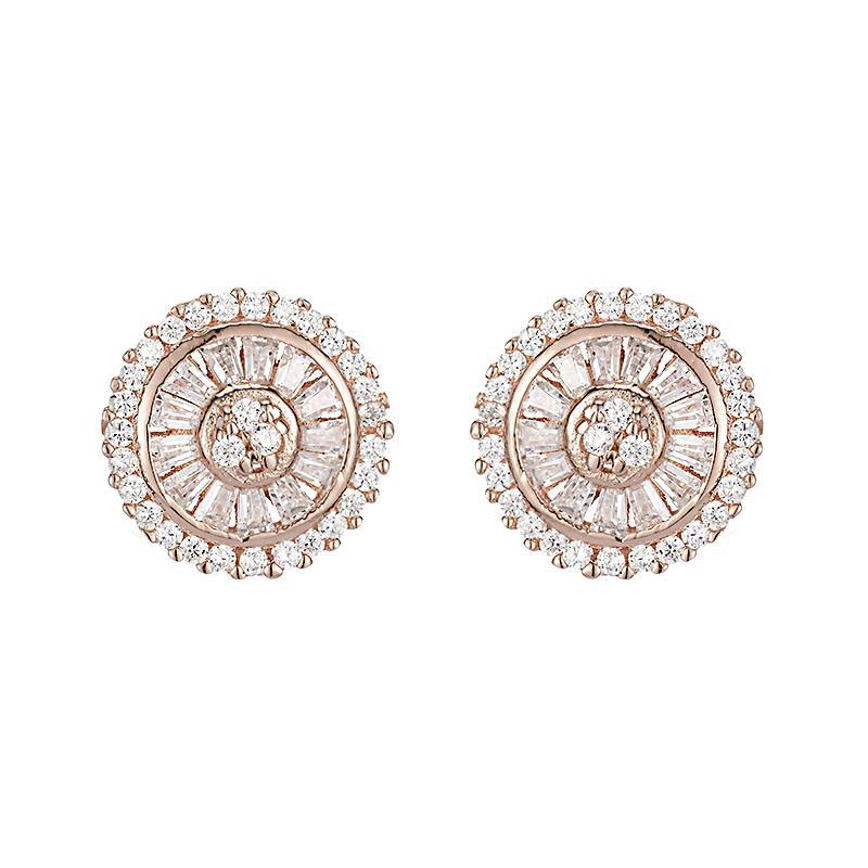 Melrose Baguette CZ Studs-Earrings-Ashley Schenkein Jewelry Design