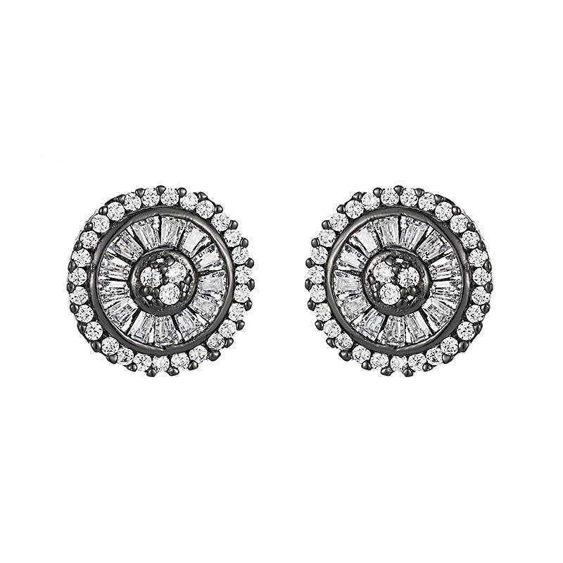 Melrose Baguette CZ Studs-Earrings-Ashley Schenkein Jewelry Design
