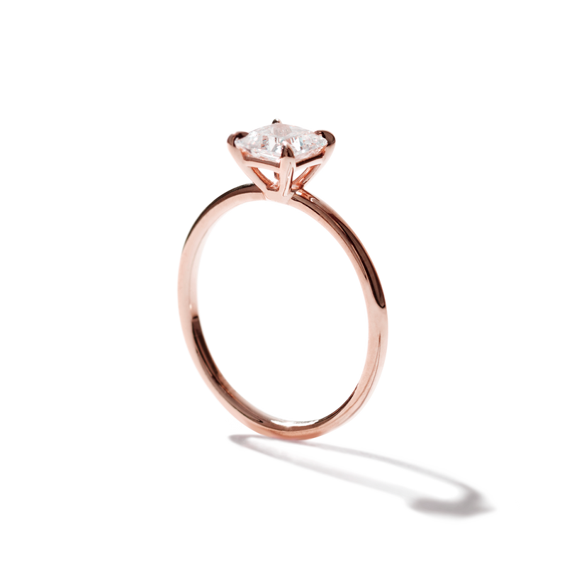 Solitaire Engagement Ring-Engagement Ring-Ashley Schenkein Jewelry Design