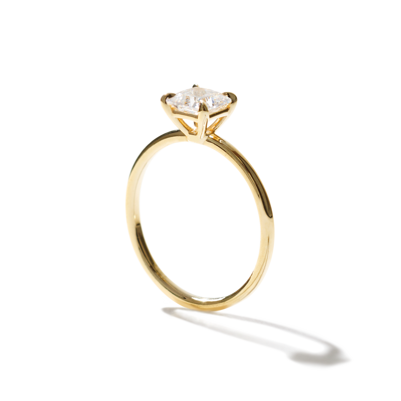 Solitaire Engagement Ring-Engagement Ring-Ashley Schenkein Jewelry Design