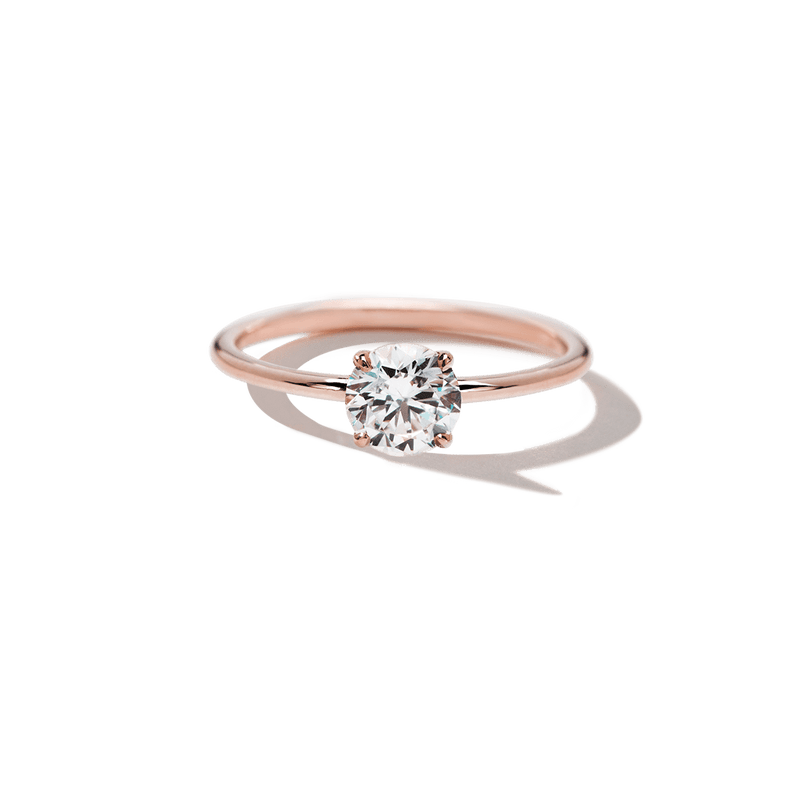 Solitaire Engagement Ring-Engagement Ring-Ashley Schenkein Jewelry Design
