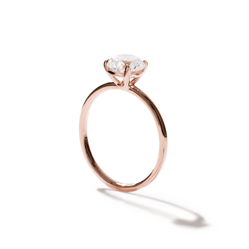 Solitaire Engagement Ring-Engagement Ring-Ashley Schenkein Jewelry Design