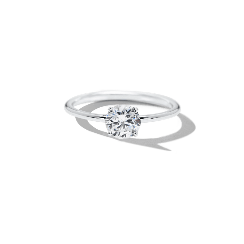 Solitaire Engagement Ring-Engagement Ring-Ashley Schenkein Jewelry Design