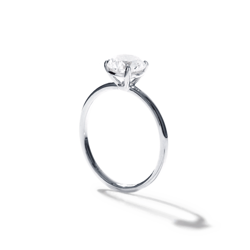 Solitaire Engagement Ring-Engagement Ring-Ashley Schenkein Jewelry Design