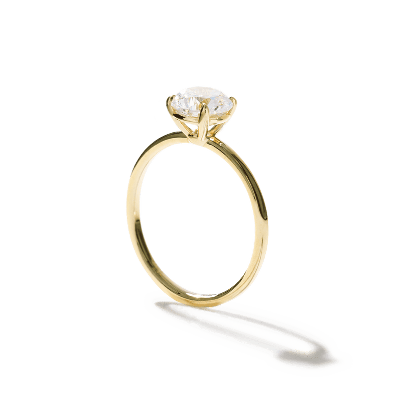 Solitaire Engagement Ring-Engagement Ring-Ashley Schenkein Jewelry Design