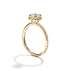 Pavé Diamond Halo and Band Engagment Ring Setting-engagement ring-Ashley Schenkein Jewelry Design