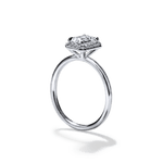 Pavé Diamond Halo Engagment Ring Setting-engagement ring-Ashley Schenkein Jewelry Design
