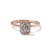 Pavé Diamond Halo Engagment Ring Setting-engagement ring-Ashley Schenkein Jewelry Design