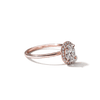 Pavé Diamond Halo Engagment Ring Setting-engagement ring-Ashley Schenkein Jewelry Design