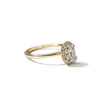 Pavé Diamond Halo Engagment Ring Setting-engagement ring-Ashley Schenkein Jewelry Design