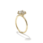 Pavé Diamond Halo Engagment Ring Setting-engagement ring-Ashley Schenkein Jewelry Design