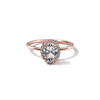 Pavé Diamond Halo Engagment Ring Setting-engagement ring-Ashley Schenkein Jewelry Design