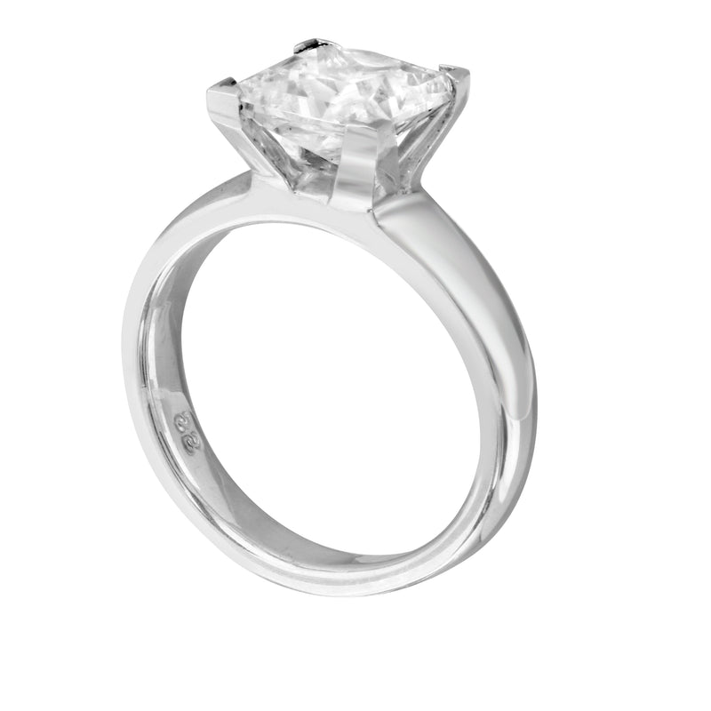 Solitaire Engagement Ring Ansley 14K White Gold – Imagine Diamonds