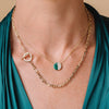 Mixed Paper Clip Chain Necklace-Necklace-Ashley Schenkein Jewelry Design