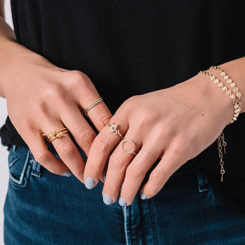 Open Circle Ring-Rings-Ashley Schenkein Jewelry Design