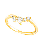 Diamond Vine Contour Tracer Wedding Band-Tracer band-Ashley Schenkein Jewelry Design