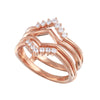 Chevron Diamond Guard Ring-Ring Guard-Ashley Schenkein Jewelry Design