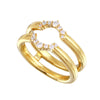 Diamond and Milgrain Guard Ring-Ring Guard-Ashley Schenkein Jewelry Design