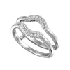 Double Row Micro Pavé Diamond Halo Guard Ring-Ring Guard-Ashley Schenkein Jewelry Design