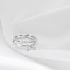 Solitaire Pavé Band Engagement Ring-engagement ring-Ashley Schenkein Jewelry Design