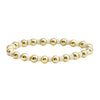 Polymer Clay Disc and Gold-filled Bead Bracelet-Bracelets-Ashley Schenkein Jewelry Design