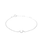 Diamond Pavé Personalized Lowercase Initial Bracelet-Bracelets-Ashley Schenkein Jewelry Design