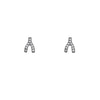 Melrose CZ Pavé Wishbone Studs-Earrings-Ashley Schenkein Jewelry Design