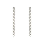 Seattle Curb Chain Drop Earrings-Earrings-Ashley Schenkein Jewelry Design