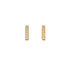 Brooklyn Pavé Diamond Small Bar Earrings-Earrings-Ashley Schenkein Jewelry Design