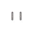 Brooklyn Pavé Diamond Small Bar Earrings-Earrings-Ashley Schenkein Jewelry Design