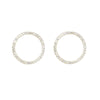 Open Pavé CZ Circle-Earrings-Ashley Schenkein Jewelry Design